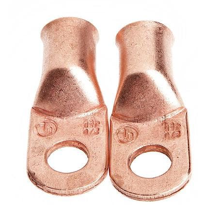 Cable Lugs Copper For # 2/0 Cable With 3/8 In Stud Size
