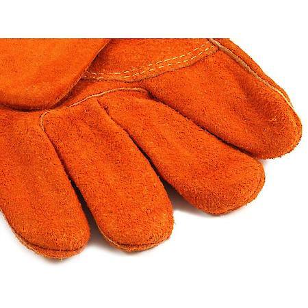 Welding Glove Brown Leather Size Large