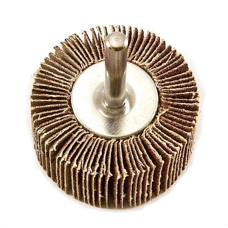 Flap Wheel 1/4 In Shank Mounted 2 In X 1 In 80 Grit