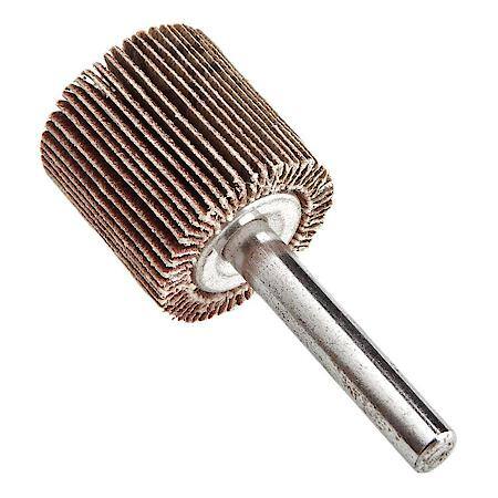 Flap Wheel 1/4 In Shank Mounted 1 In X 1 In 120 Grit