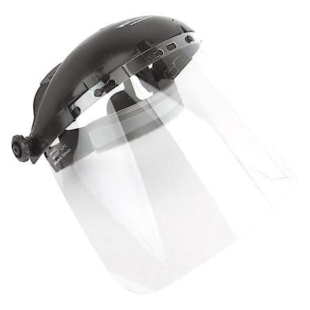 Grinding Shield Clear Ratchet-Type Headgear