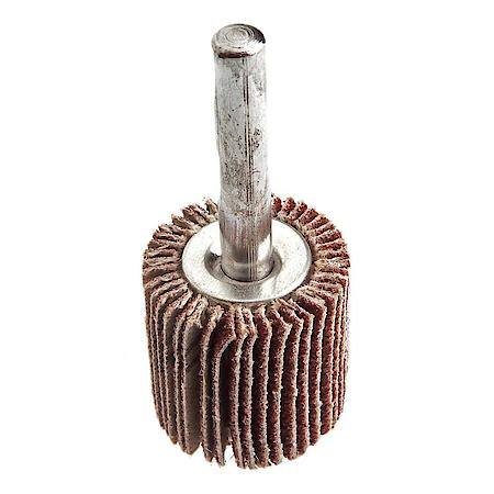 Flap Wheel 1/4 In Shank Mounted 1 In X 1 In 60 Grit