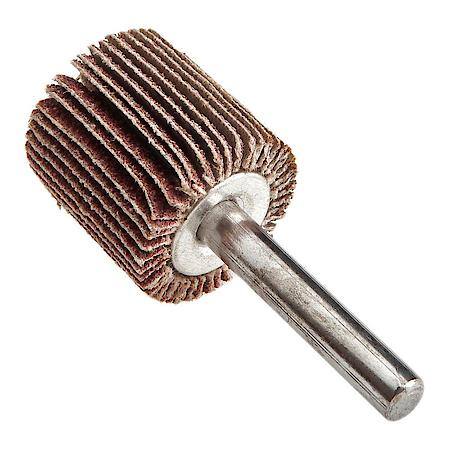 Flap Wheel 1/4 In Shank Mounted 1 In X 1 In 60 Grit