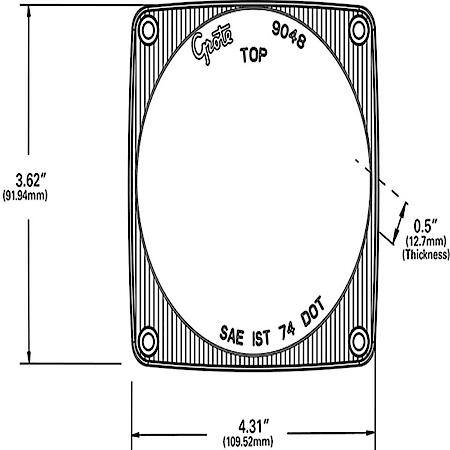 Stop Tail Turn Replacement Lenses Amber