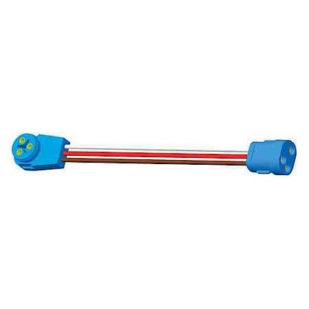 Adapter Plug, 6" Long, Female Pin to 90 ° Male Pin Termination