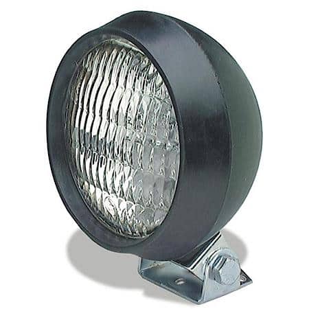 Par 36 Utility Light, Rubber Tractor, Incandescent, 24V