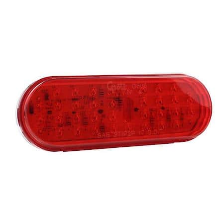 Stop/Turn/Tail Light Red High Count LED Oval, Retail