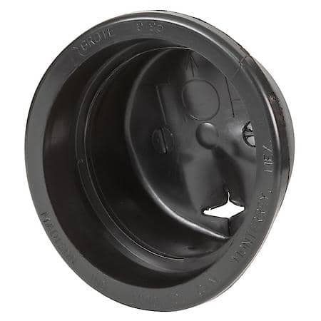 Closed Back Grommet for Round Light - 4", Black