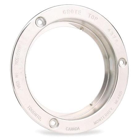 Bracket - 4", Stainless Steel, Theft-Resistant Flange for 4" Lamps