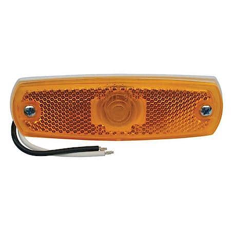 Low-Profile Clearance Marker Light, Built-in Reflector, without Bezel