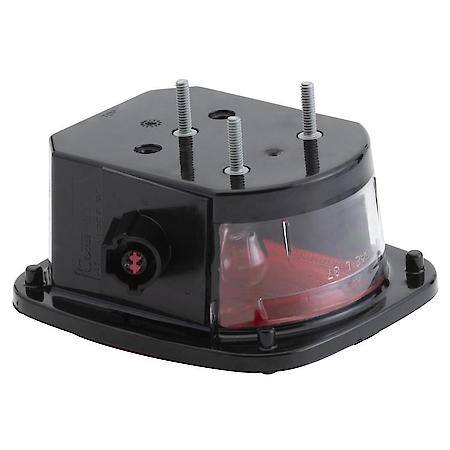 Ford ® Stop Tail Turn Box Light, RH with License Window, Red