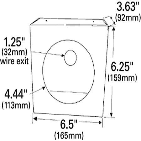 Mounting Module For 4" Round Lights, Black