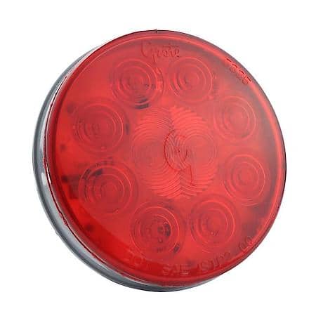 SuperNova ® 4" 10-Diode Pattern LED Stop Tail Turn Light, Grommet Mount, Red