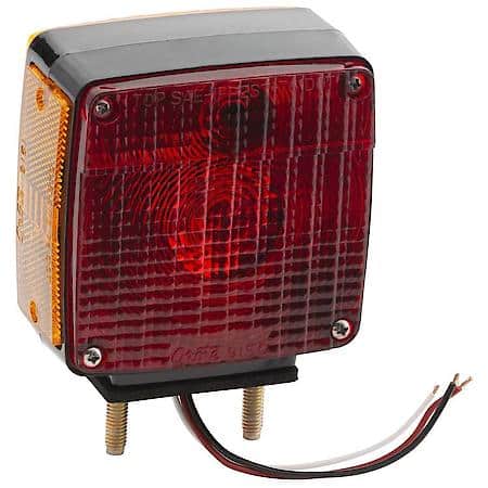 Two-Stud Light with Pigtail, LH, Red/Yellow