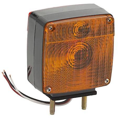 Two-Stud Light with Pigtail, LH, Red/Yellow