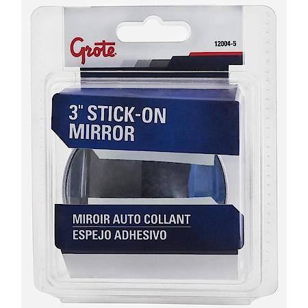 Stick-On Convex Mirror, 3" Round