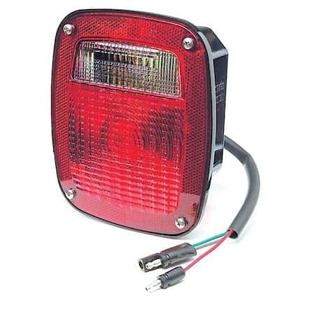 Two Stud Ford Stop Tail Turn Light with Pigtail & Molded Plug, Red