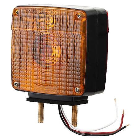 Two-Stud Light with Pigtail, RH, Red/Yellow
