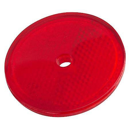 Sealed Center-Mount Reflector, 2" Red