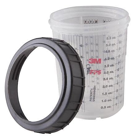3M PPS Mini Cup & Collar, 16115, 2 cups per box, 4 boxes per case