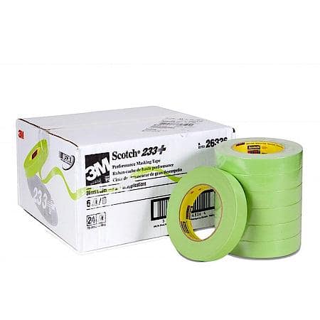 Scotch Performance Masking Tape 233+, Green, 24 mm x 55 m, 1 Roll