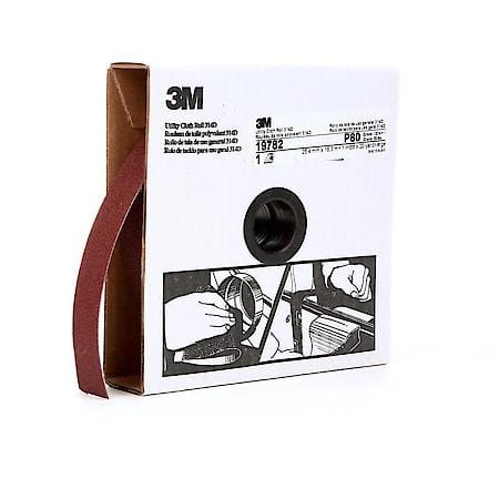 Utility Cloth Roll 314D, 1" x 20 yd, P80 J-weight