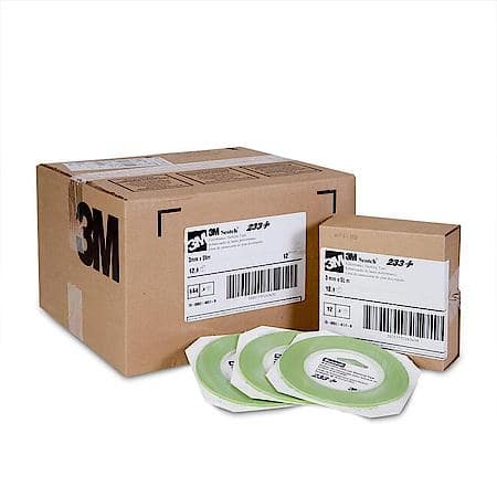 Scotch(R) Performance Masking Tape 233, 26343, 3 mm x 55 m, 12 per case