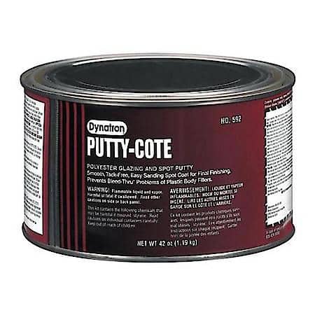 Dynatron Putty-Cote, 592, 1 Quart US, 6 per case