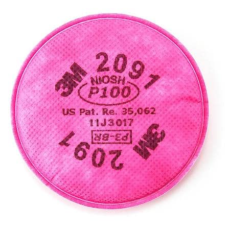 Particulate Filter 2091/07000(Aad), P100 Respiratory Protection (Sold by each)
