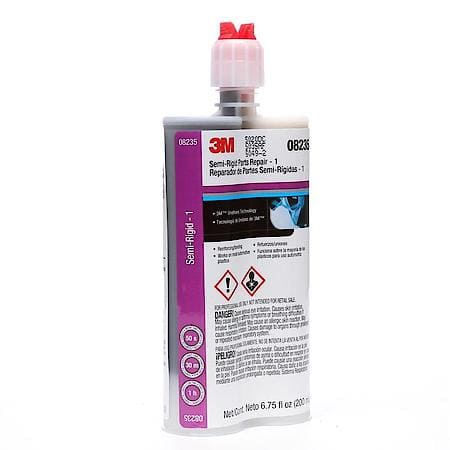 Semi-Rigid Parts Repair - 3, 08237, 200 mL, Black