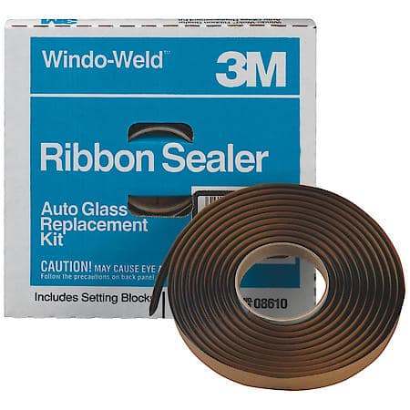 3M(TM) Windo-Weld(TM) Round Ribbon Sealer, 08610, 1/4 in x 15 ft Kit, 12 pr cs