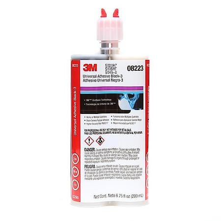 Universal Adhesive - 3, 08223, 200 mL, Black