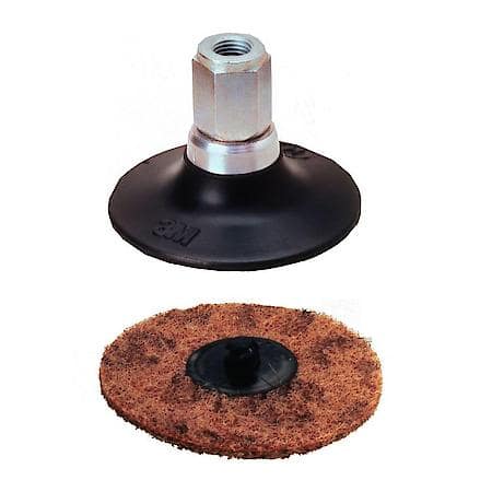 Scotch-Brite(TM) Roloc(TM) Gasket Removal Disc TR, 3 in MED, 5 packs per case