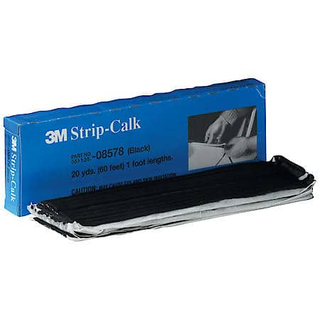 Strip Calk, 08578, Black, 1 ft. Strips