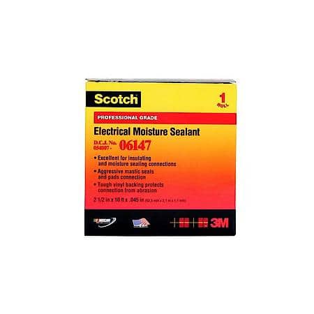 Scotch Electrical Moisture Sealant Roll, 2 1/2 in x 10 ft