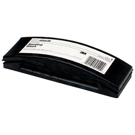 3M Sanding Block, Rubber, 05520, 2-3/4 in x 8 in, 10 per case