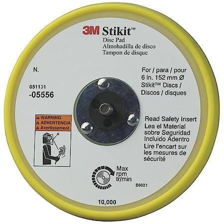 3M Stikit Low Profile Disc Pad, 05556, 6 in x 3/8 in x 5/16-24 Ext