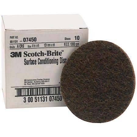 Surface Conditioning Disc 07450, 4 In X Nh A Crs (Sold by each)