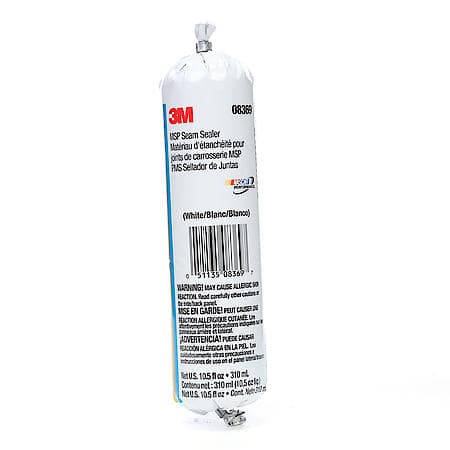 3M MSP Seam Sealer, 08369, White, 310 mL Flexpack, 6 per case
