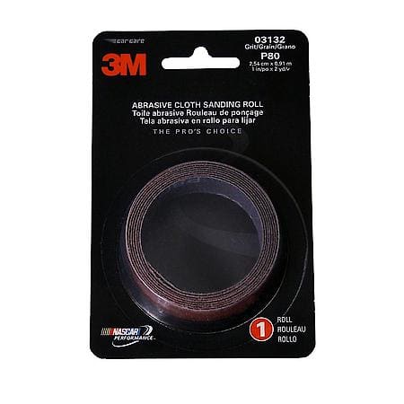 Cloth Sanding Roll, 1" x 1-1/2 yd, Medium