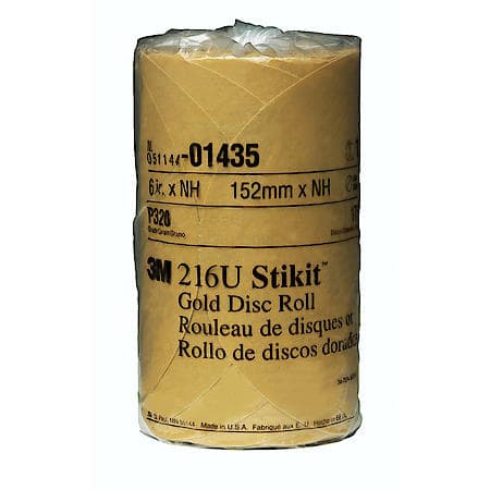 Stikit Gold Disc Roll, 6 in, P320A