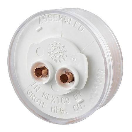 2" Twist-In Sealed License Light, Clear