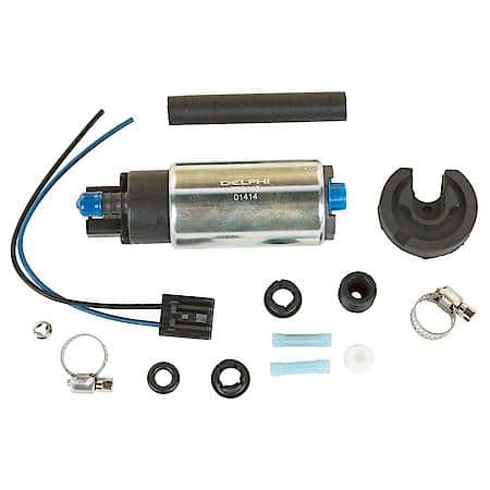 Electric Fuel Pump: Hose Clamps & Piece, Isolator, Seal, Spacer, 2-Wire Harness