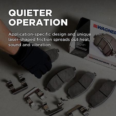ThermoQuiet Ceramic Disc Brake Pad Set - Rear