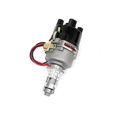 D174128 Flame-Thrower Electronic Distributor Cast British A+ 4 Cyl Plug And Play Non Vacuum Advance