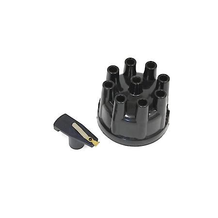 D600703 Cap Black And Rotor 8 Cylinder Ford Cast Distributor