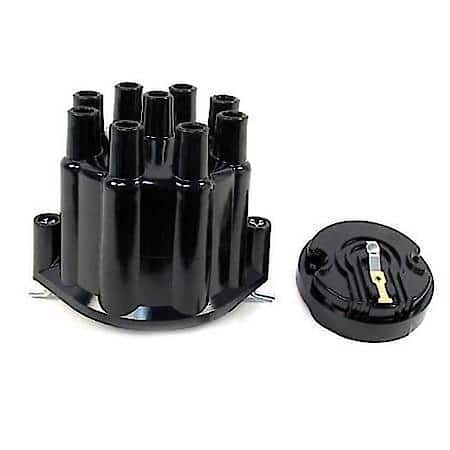 D600702 Cap Black And Rotor 8 Cylinder Chevy Cast Distributor