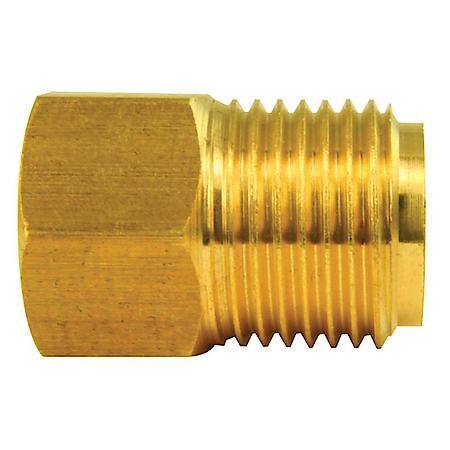 Brass Adapter, Female(1/2-20 Inverted), Male(5/8-18 Inverted), 1/Bag