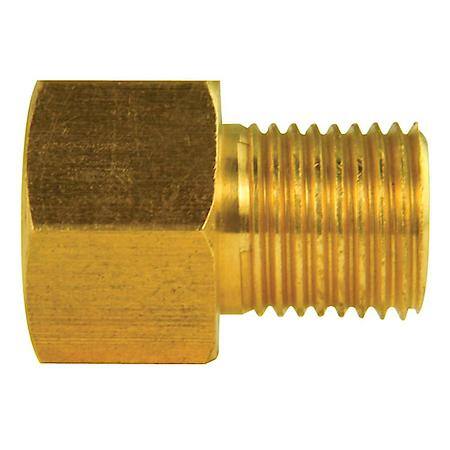 Brass Adapter, Female(7/16-24 Inverted), Male(1/2-20 Inverted), 1/Bag