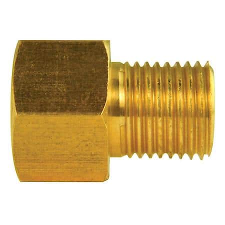 Brass Adapter, Female(7/16-24 Inverted), Male(1/2-20 Inverted), 1/Bag